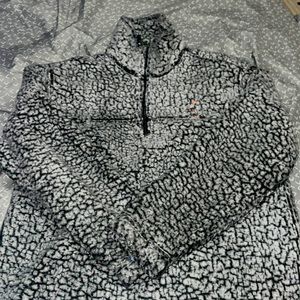 Grey pull over sweatshirt